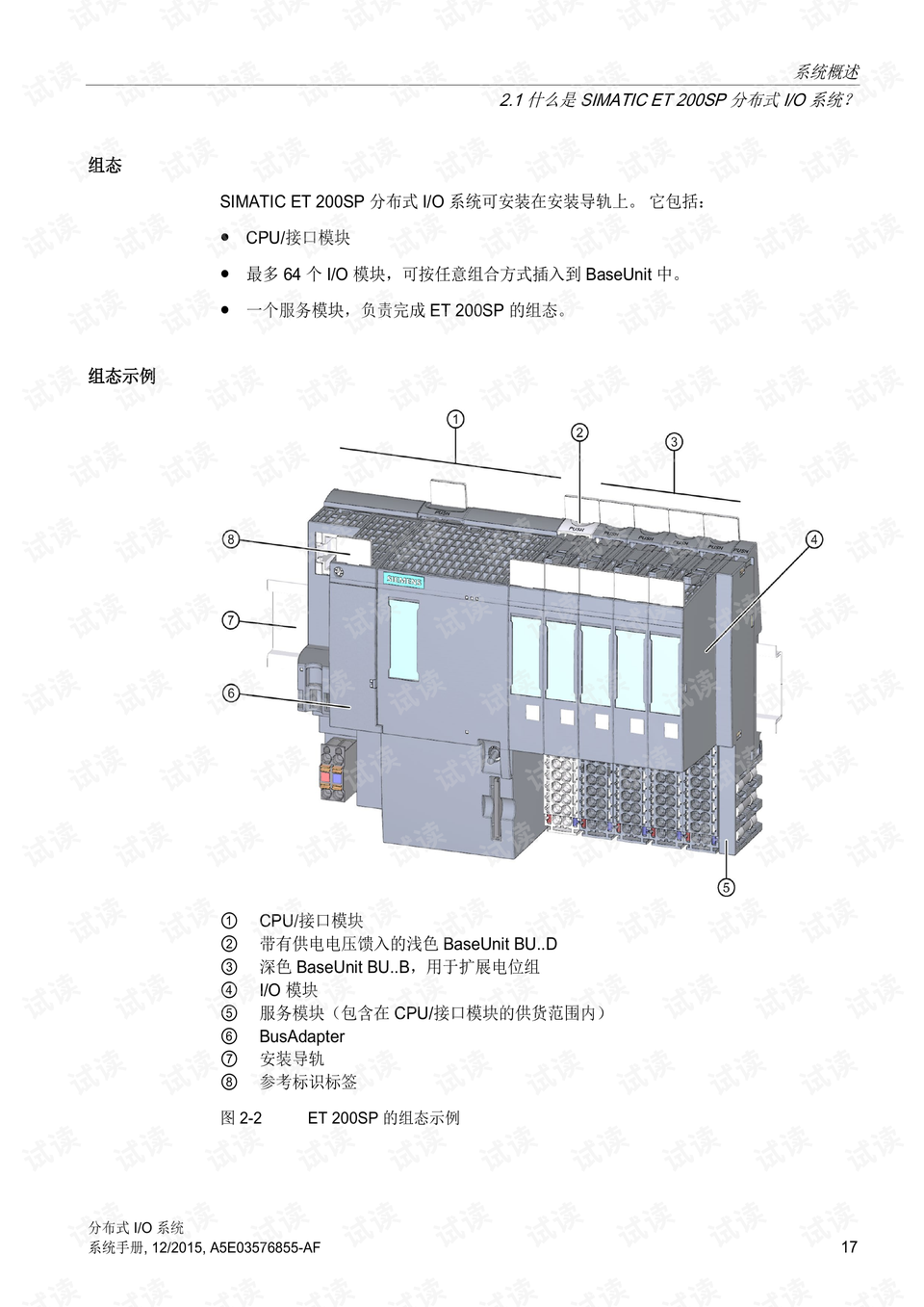 et200sp分布式io系统手册.pdf