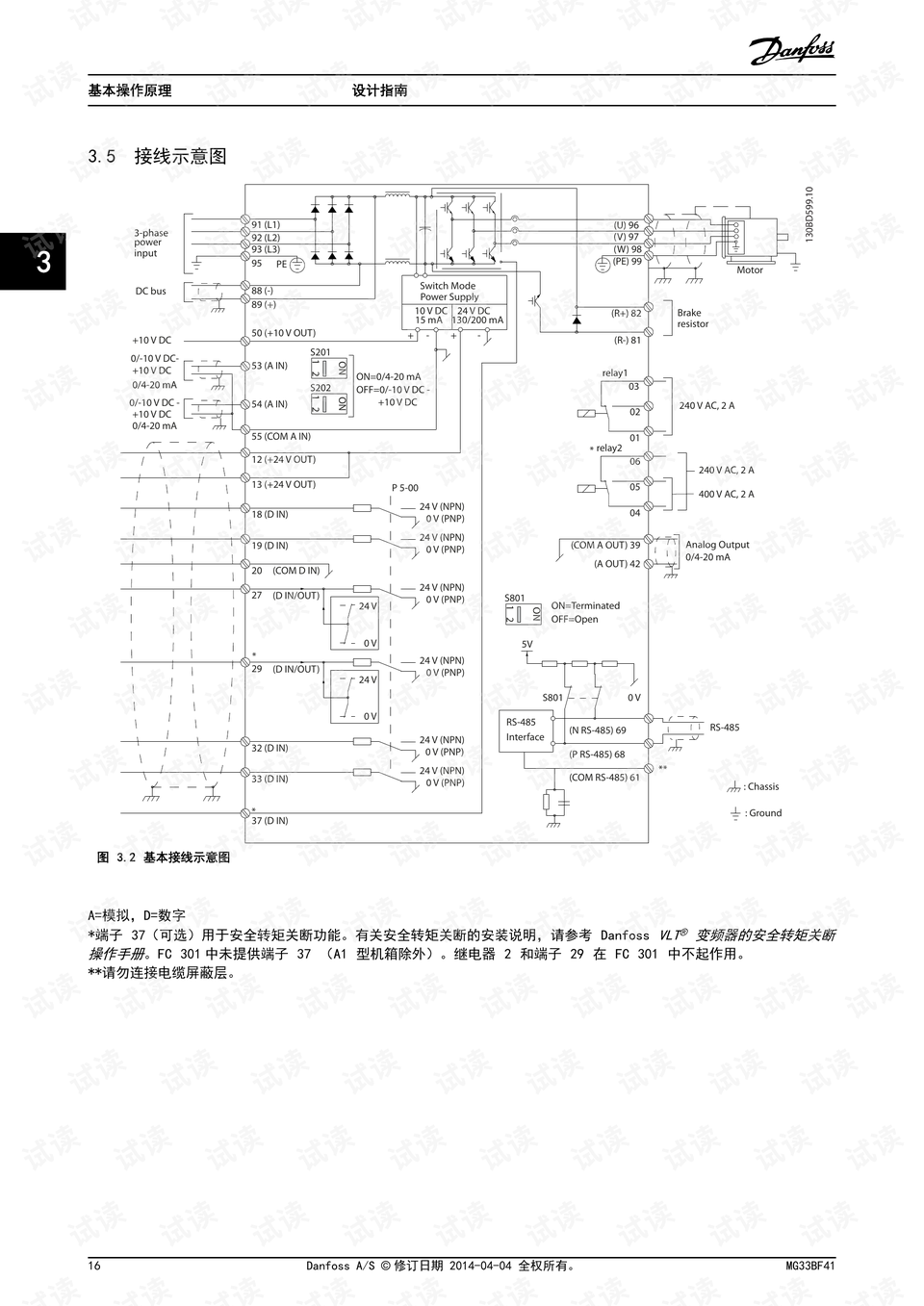 pdf_fc301变频器中文说明书,丹佛斯fc301
