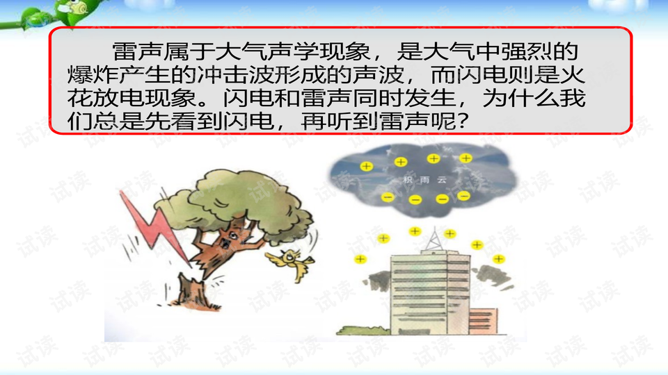 小学生防雷电知识培训_精美学习课件ppt