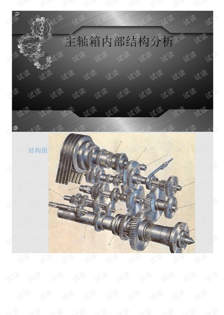 ca6140车床主轴箱结构,ca6140车床主轴箱 ca6140车床主轴箱内部结构分析