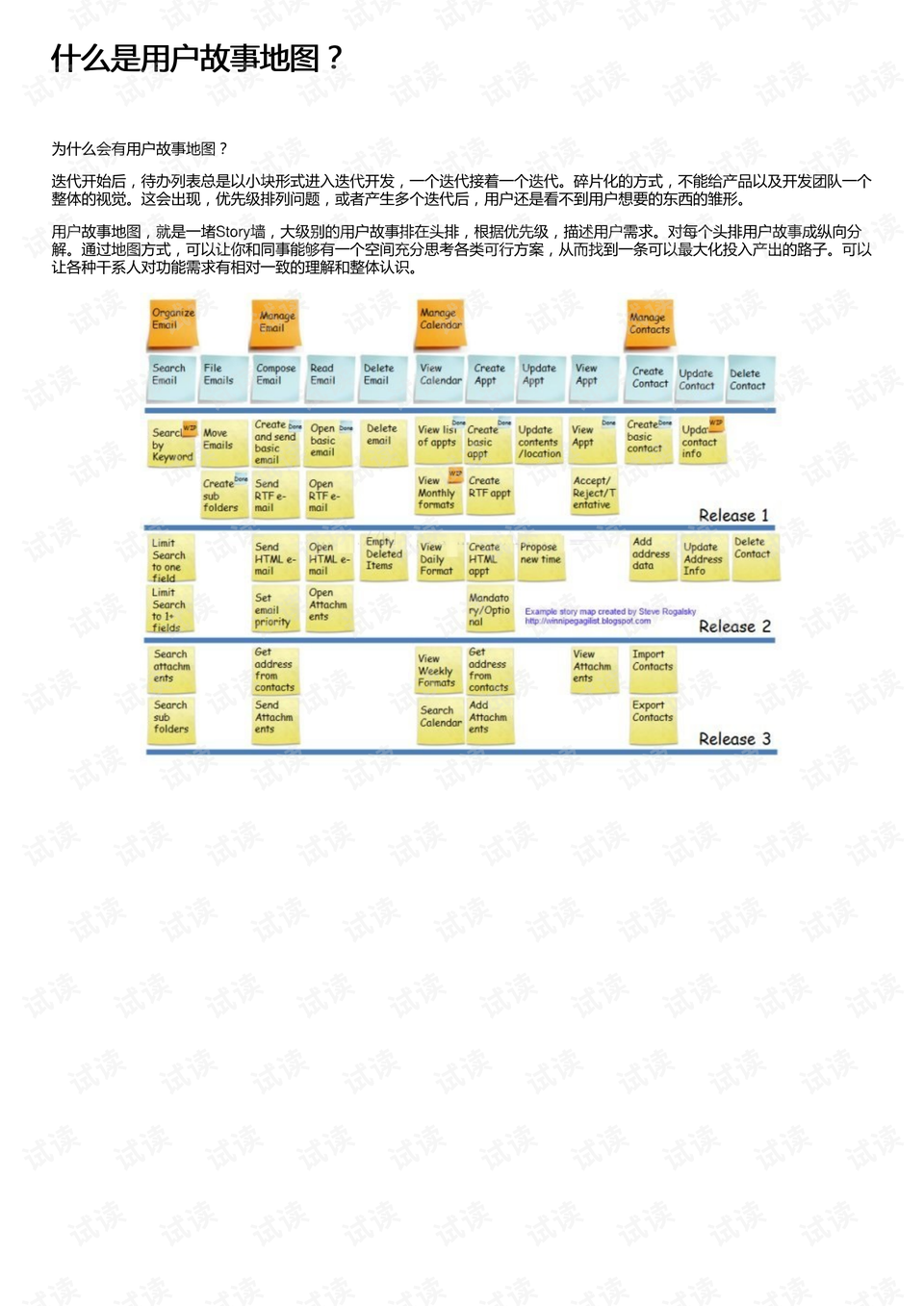 故事网站模版_用户故事地图  第1张