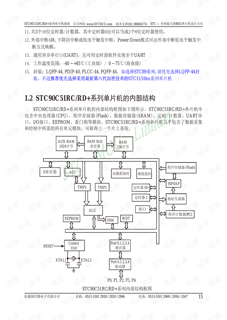 stc90c516rd 资料