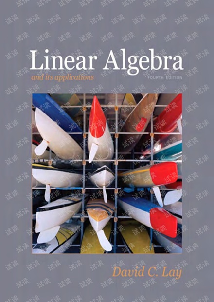 2. 《Linear Algebra and Its Applications.线性代数及其应用》(第4版) by David C Lay