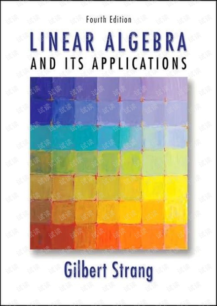 3. Gilbert Strang《Linear Algebra and Its Applications线性代数及其应用》4th Edition,