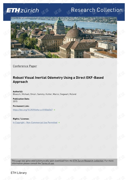 Robust Visual Inertial Odometry Using a Direct EKF-Based Approach.pdf