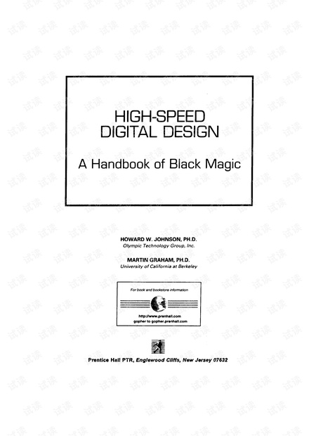High-Speed Digital Design (A Handbook of Black Magic)