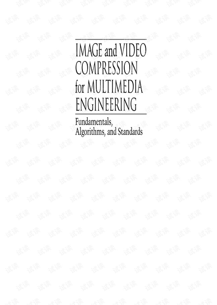 Image and Video Compression for Multimedia Engineering