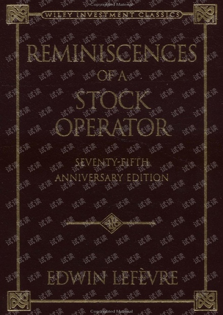 Reminiscences of a Stock Operator