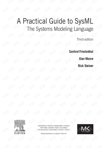 A Practical Guide to SysML, Third Edition The System Modeling Language