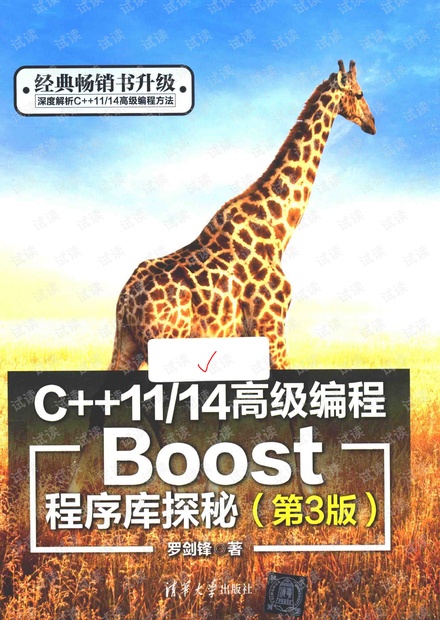 C++11/14高级编程 Boost程序库探秘 第3版 高清扫描版 pdf 罗剑锋
