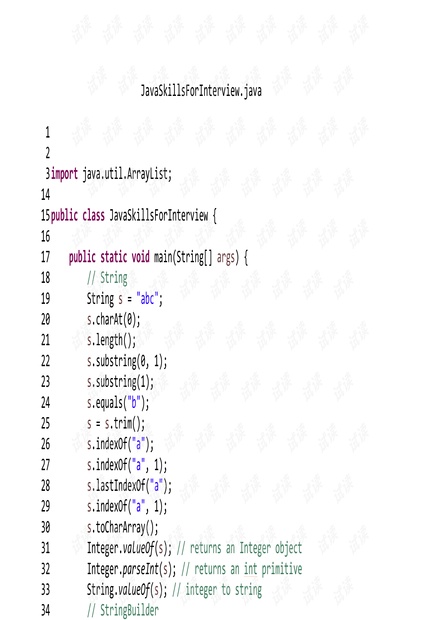 Java刷算法题常用API文档