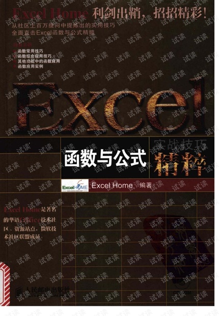 Excel函数与公式实战技巧精粹