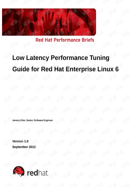 Low Latency Performance Tuning Guide for Red Hat Enterprise Linux 6