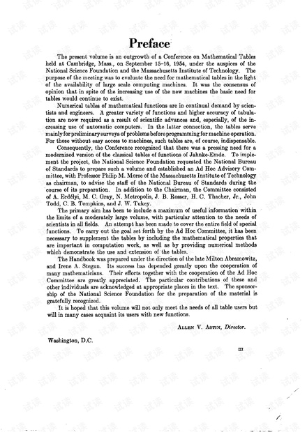 Handbook Of Mathematical Functions