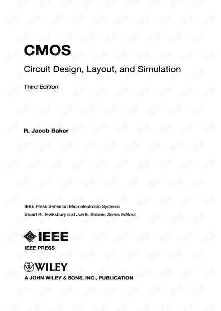 CMOS Circuit Design,Layout,and simulation.pdf