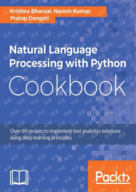 packtnaturallanguageprocessingwithpythoncookbook.pdf 机器学习文档类资源 csdn下载