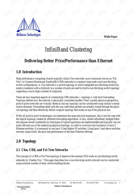 InfiniBand Clustering