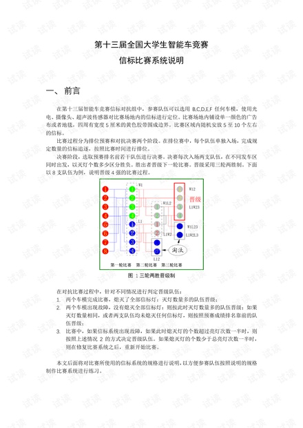 2018全国大学生智能车竞赛信标组比赛系统说明