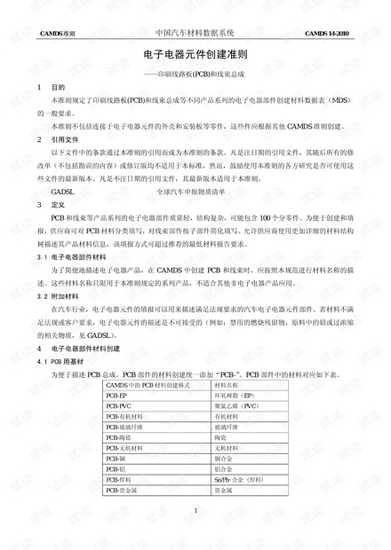 CAMDS中国汽车材料数据系统元件材料创建规则资源-CSDN下载