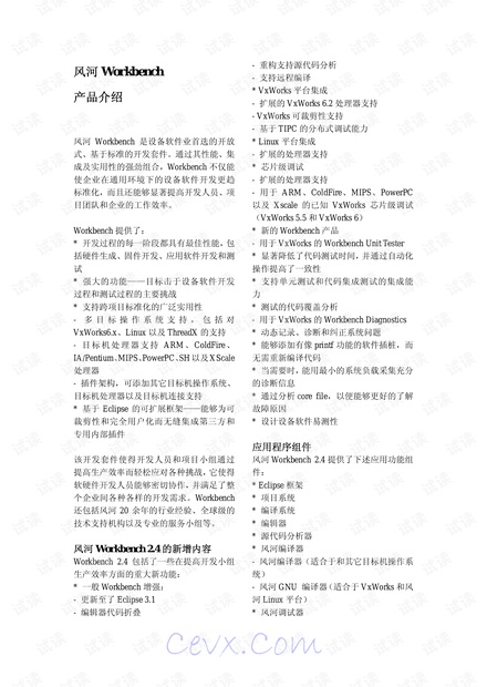 WindRiver Workbench Chinese help