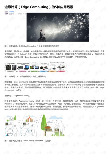 边缘计算(Edge Computing)的5种应用场景