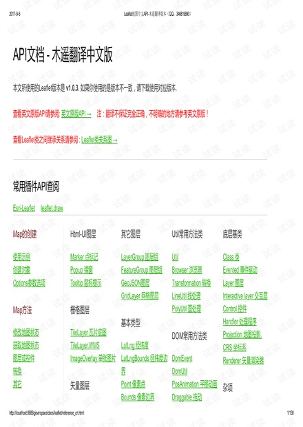 leaflet中文版