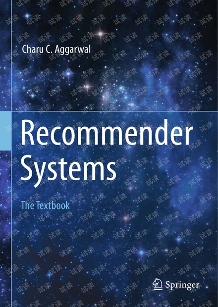 Recommender Systems - The Textbook