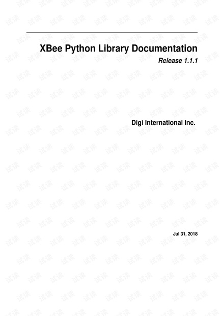 XBEE Python Library
