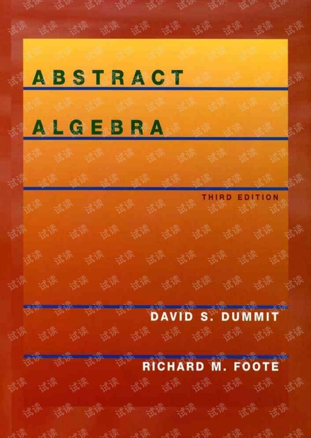 David S. Dummit, Richard M. Foote - Abstract Algebra-Wiley (2003)