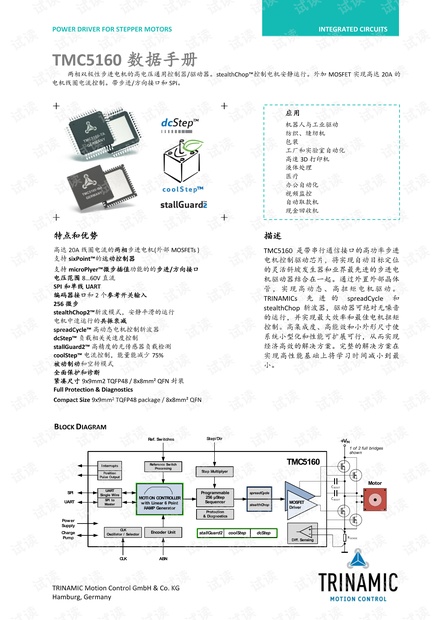 TMC5160智能步进电机驱动控制芯片