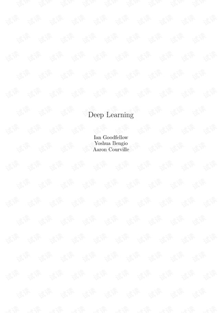 deep learning