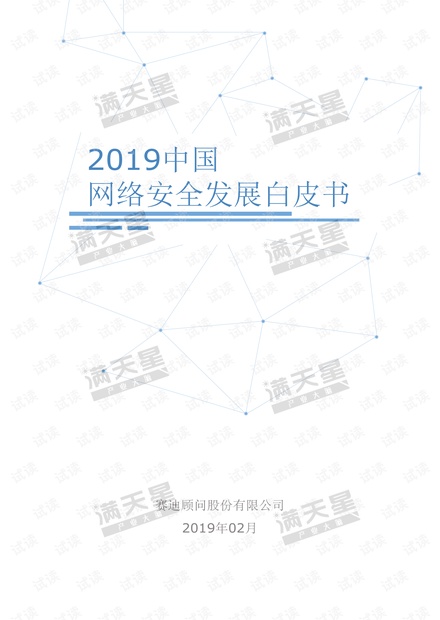2019中国网络安全发展白皮书
