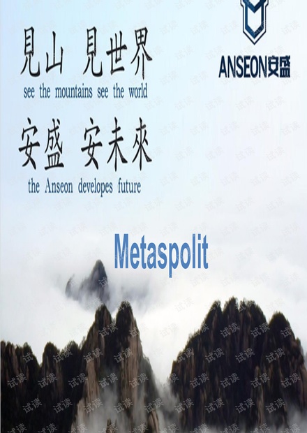 Metasploit暴力破解