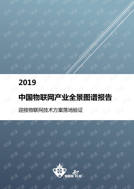 中国物联网产业全景图谱报告