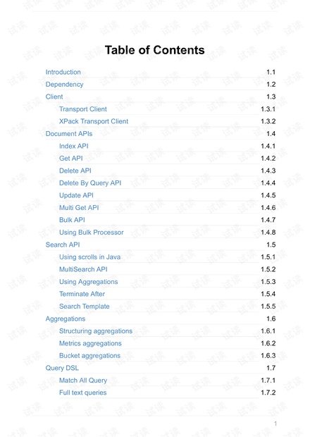 elasticsearch-java