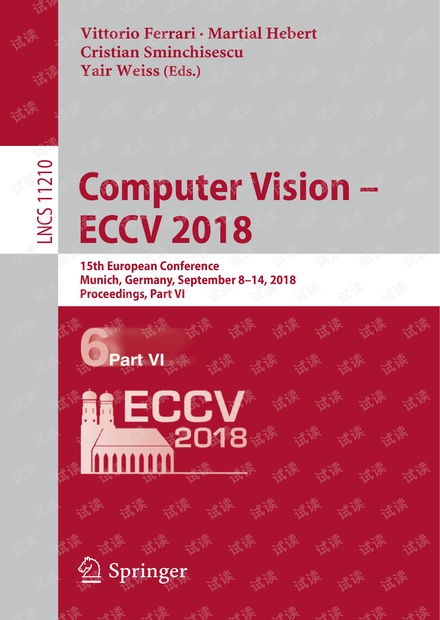 Computer Vision ECCV2018 Part VI