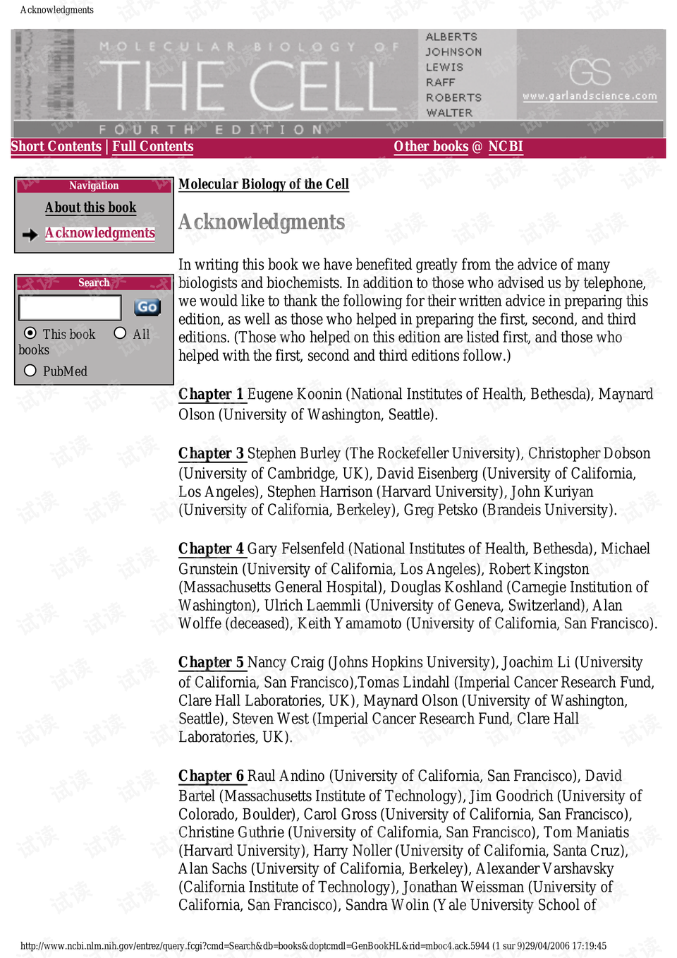 Alberts..Molecular.Biology.Of.The.Cell.4th.Ed.英文版.pdf专业
