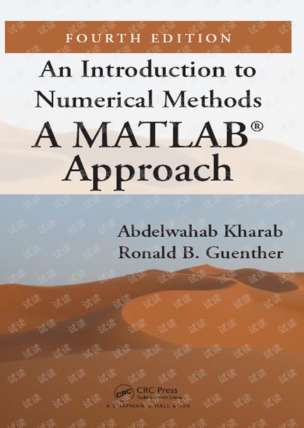 An Introduction to Numerical Methods A MATLAB Approach,4ed.pdf