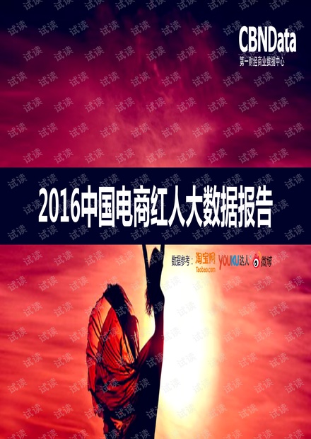 2016电商红人大数据报告(2016年5月).pdf