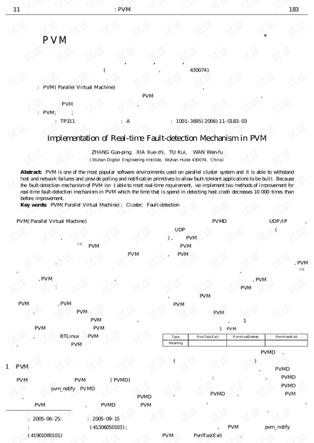 论文研究-PVM环境下实时检错机制的研究与实现.pdf