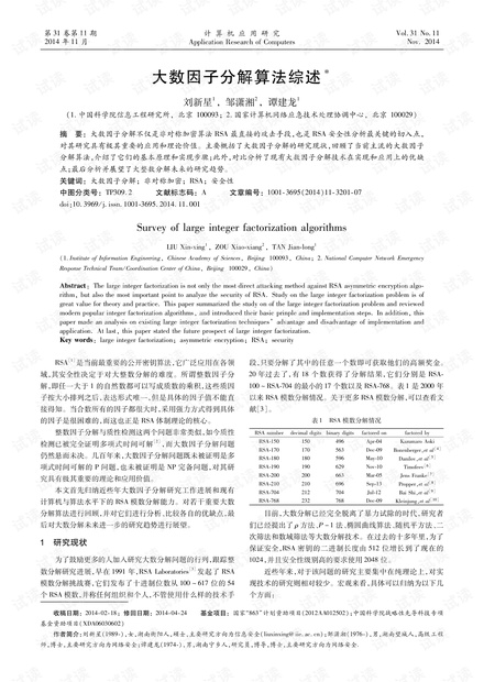 论文研究-大数因子分解算法综述.pdf