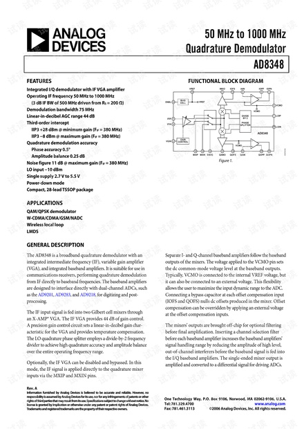 AD8348芯片手册.pdf
