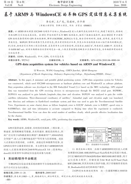 基于s3C2440的车辆GPS定位信息采集系统的设计.pdf