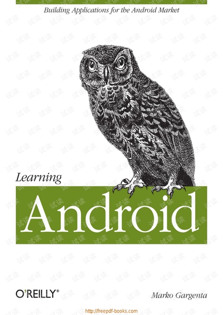 learningandroidlearningfreetutorialbook.pdf 英文原版