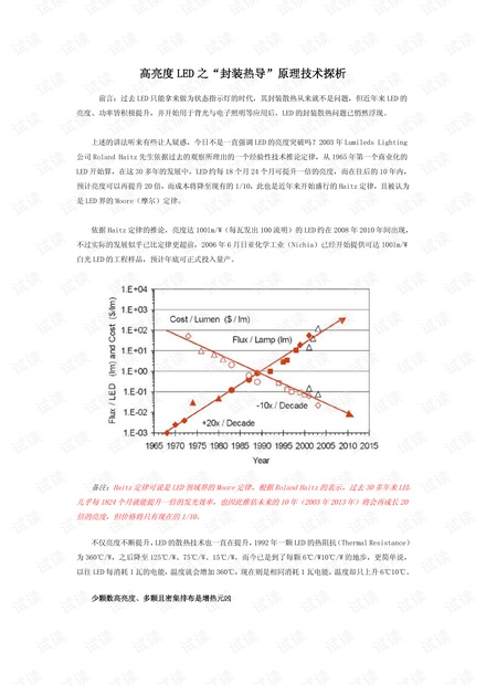 高亮度LED之“封装热导”原理技术探析.pdf