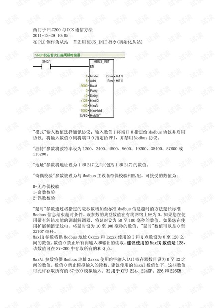 西门子PLC200与DCS通信方法Modbus.pdf