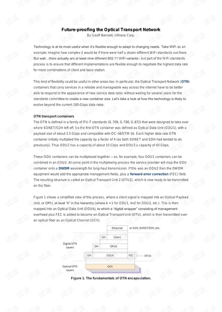 面向未来的光传输网络(OTN).pdf