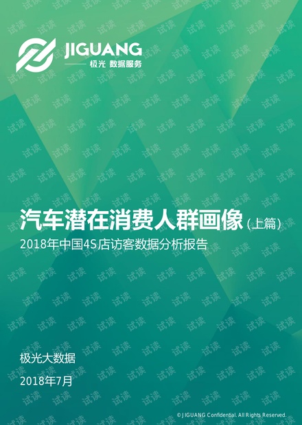 汽车潜在消费人群画像(上中下全篇)-极光大数据-2018.9-59页.pdf