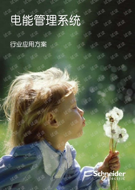 施耐德电能管理系统行业应用方案-CN.pdf