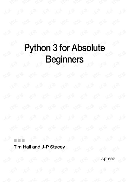 Python 3 for Absolute Beginners.pdf.pdf